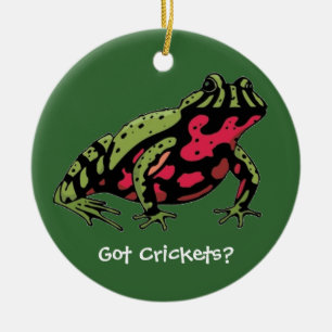 Got Grillen (Feuer-Bauch-Kröte) Keramik Ornament