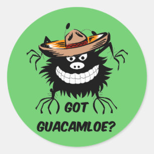 Got Guacamolen Runder Aufkleber