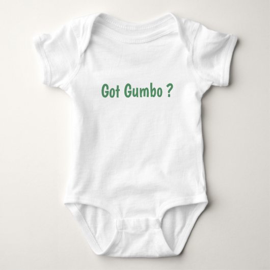 Got Gumbo ?, Cajun Kinder Baby Strampler (Vorderseite)