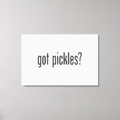 got Gurken Leinwanddruck (Vorderseite)