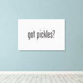 got Gurken Leinwanddruck (Insitu (Holzboden))