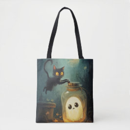 Got - Halloween Cat und Ghost Tasche
