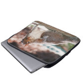 Got Haltung? Eichhörnchen-Laptop-Computer Hülse Laptopschutzhülle (Vorne Knopf)