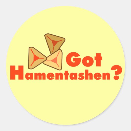 Got Hamentashen? Aufkleber (Vorderseite)