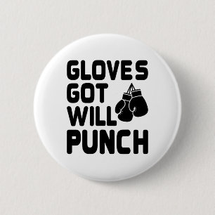 Got Handschuhe bringen Boxer-Sport-Kraftspiel auf Button