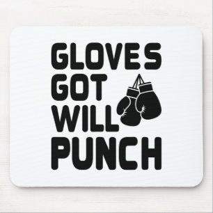 Got Handschuhe bringen Boxer-Sport-Kraftspiel auf Mousepad
