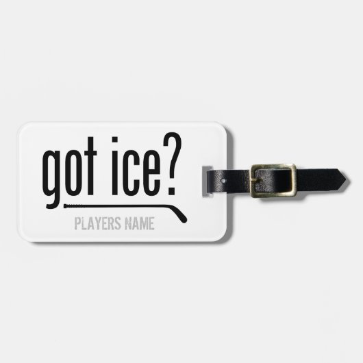 got? (Hockey) Gepäckmarke Gepäckanhänger (Vorderseite horizontal)