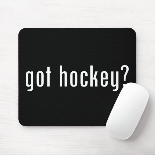 got Hockey? Mousepad (Mit Mouse)
