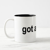 Got Höhe? Zweifarbige Tasse (Links)