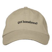 Got Homebrew? Bestickte Baseballkappe (Vorderseite)