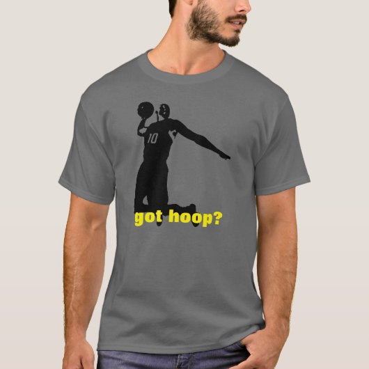 Got Hoop? Basketball Grau T - Shirt (Vorderseite)