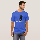 Got Hoop? Basketball T - Shirt - Blau Schwarz-weiß (Vorne ganz)