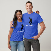 Got Hoop? Basketball T - Shirt - Blau Schwarz-weiß (Unisex)