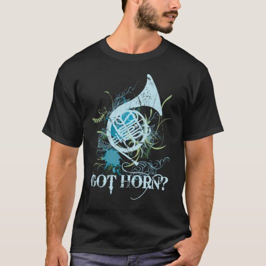 Got Horn? Spaßgrunge-T - Shirt (Vorderseite)