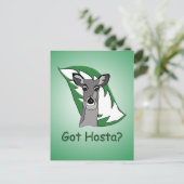 Got Hosta? Postkarte (Stehend Vorderseite)