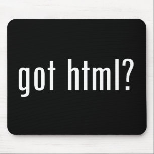 got HTML? Mousepad