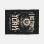 Got in New York Total Solar Eclipse 2024 Fleecedecke (Vorderseite (Horizontal))