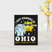 Got in Ohio Total Solar Eclipse 2024 Karte (Gelbe Blume)
