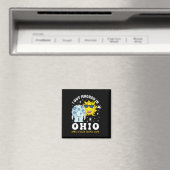 Got in Ohio Total Solar Eclipse 2024 Magnet (In Situ (Geschirrspüler))