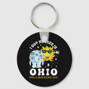 Got in Ohio Total Solar Eclipse 2024 Schlüsselanhänger
