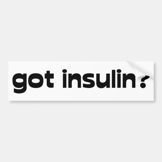 got Insulin Autoaufkleber (Vorne)