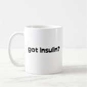 got Insulin Kaffeetasse (Links)