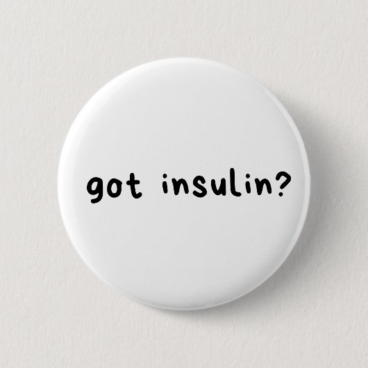 Got Insulinlogo Button (Vorderseite)