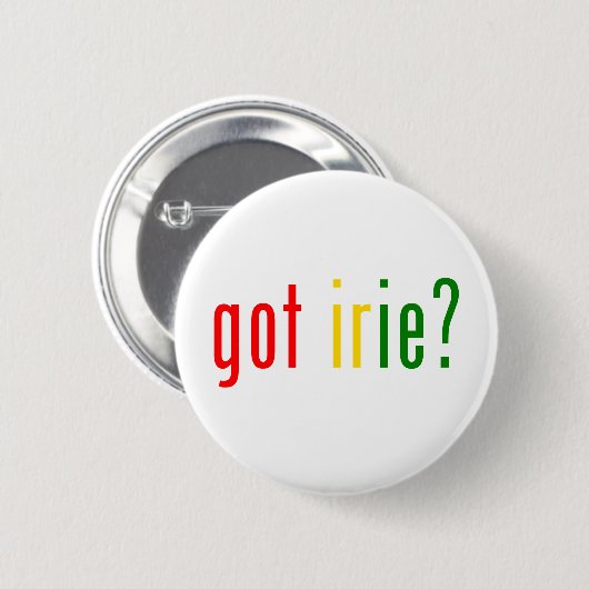 got irie? button (Vorne & Hinten)