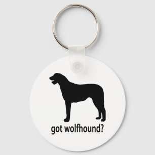 Got irischen Wolfhound Schlüsselanhänger