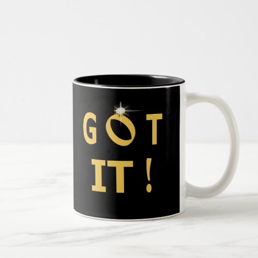 Got It Diamond Zweifarbige Tasse (Rechts)