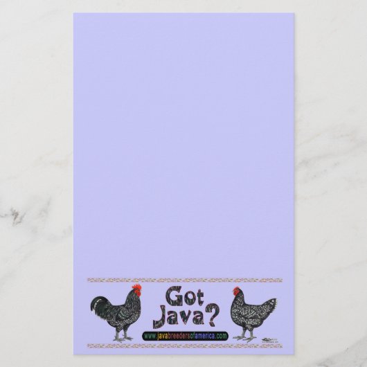 Got Java? Briefpapier (Vorderseite)