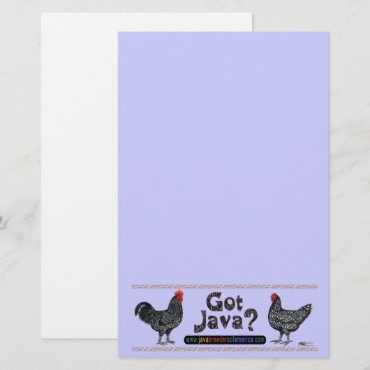 Got Java? Briefpapier (Vorne/Hinten)