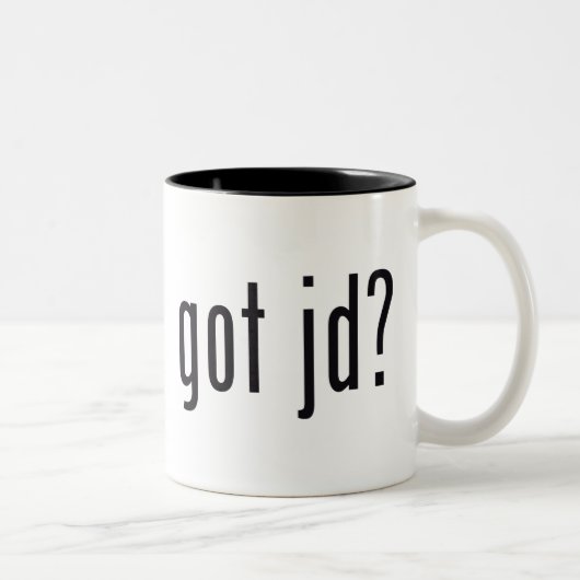 got jd? zweifarbige tasse (Rechts)