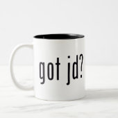 got jd? zweifarbige tasse (Links)