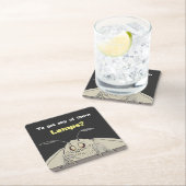 Got jede mögliche Lampen-Motte Meme Rechteckiger Pappuntersetzer (Vor Ort)