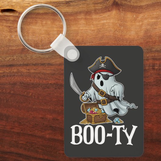 Got jenes boo-ty-ghoful-Pirate-Halloween Schlüsselanhänger (Vorderseite)