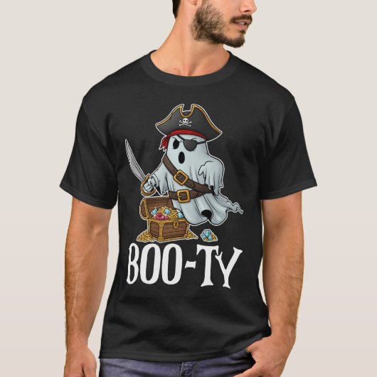 Got jenes boo-ty-ghoful-Pirate-Halloween T-Shirt (Vorderseite)