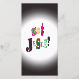 Got Jesus Christus Religious Black Oval Abstrakt