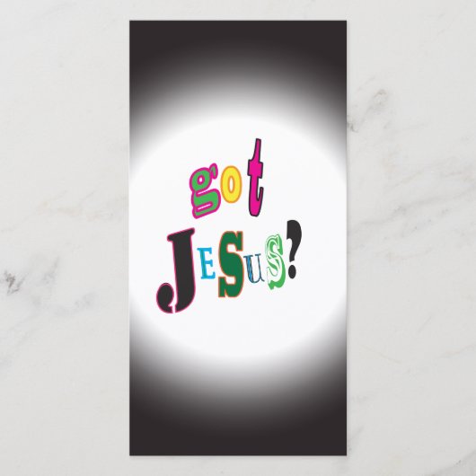 Got Jesus Christus Religious Black Oval Abstrakt (Vorderseite)