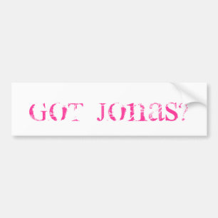 Got Jonas? Autoaufkleber