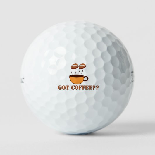 GOT KAFFEE? GOLFBALL (Vorderseite)