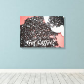 Got Kaffee Leinwanddruck (Insitu (Holzboden))