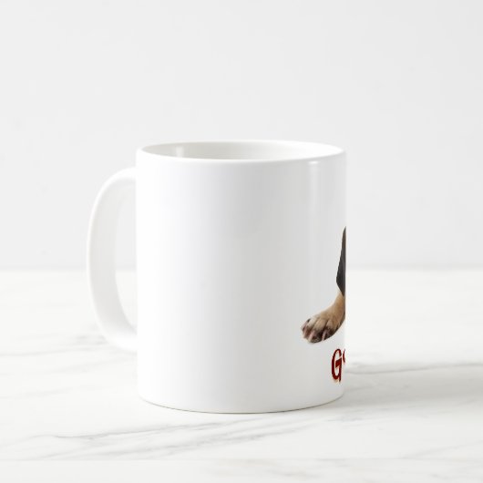 Got Kaffee? Mops-Tasse Kaffeetasse (Vorderseite Links)