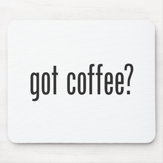 got Kaffee Mousepad (Vorne)