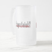got kapusniak? Flagge Mattglas Bierglas (Vorderseite Links)
