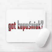 got kapusniak? Flagge Mousepad (Mit Mouse)