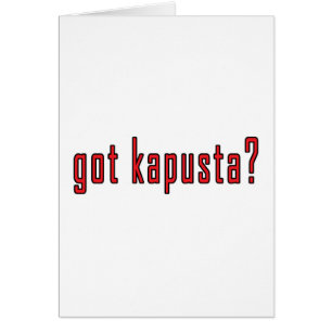 got kapusta?