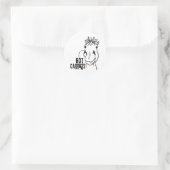 Got Karotten? Runder Aufkleber (Tasche)