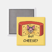 Got Käse? Magnet (Vorderseite/Rückseite)