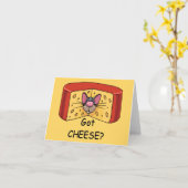 Got Käse? Notecards Karte (Gelbe Blume)